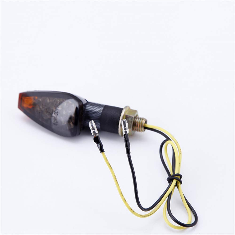 evomosa Turn Signal Lamp, Turn Light, LED, Motorcycle, Double-sided Luminous, Universal, Front and Back,