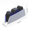 Dual Fast Charging Dock Station for PS5 Controllers, Plug & Play Contact Charger with LED Indicator Lights