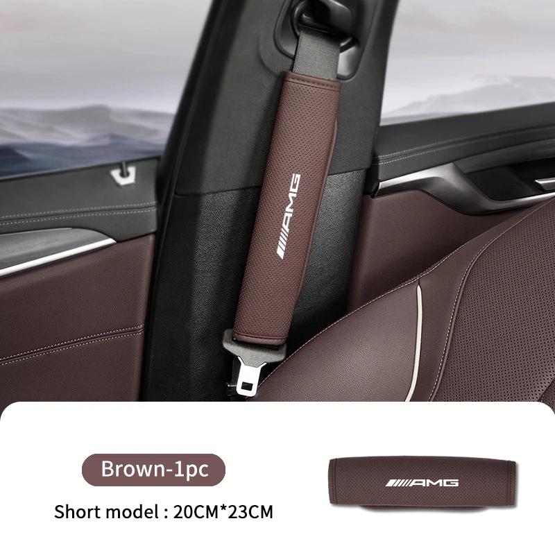 

GLC GLB Car Perforated Seat Safety Belt Shoulder Strap Protection Pad For Mercedes Benz AMG A B C E S G Class A180 CLK CLA GLE
