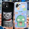 For Xiaomi 11 Lite NE 5G Case Cute Astronaut Cover Clear Soft Silicone Phone Funda For Xiaomi 11 Lite 4G Coque on Mi 11Lite Capa