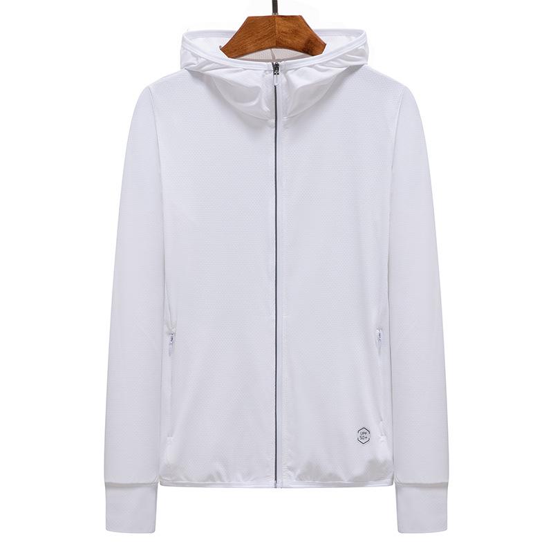 

Мужская трансграничная куртка для рыбалки с защитой от солнца из ледяного шелка, ультратонкий летний щит от УФ-лучей, дышащая, больших размеров. Women s Jade White