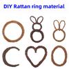 DIY Rattan Ring Material, Christmas Decor Wreath Materials, Wreath Garland and Rings Rattan Materials