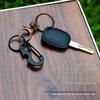 Outdoor D-Ring Carabiner: Stainless Steel Snap Hook, Multifunctional Bottle Opener, Spring Hook, Black Beetle Keychain.