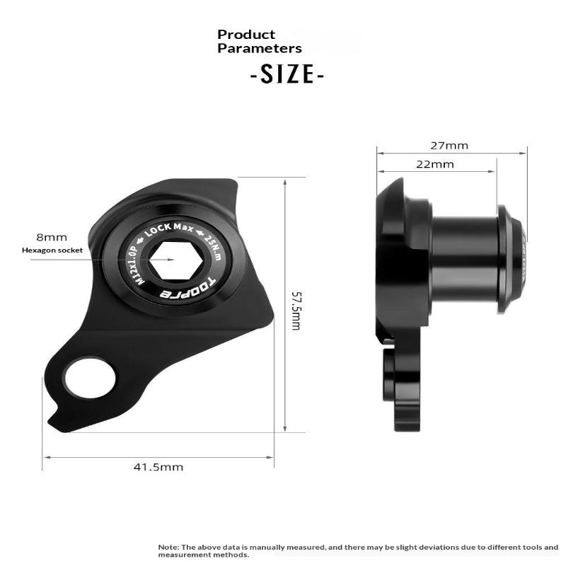 Direct Mount Bicycle Rear Derailleur Hanger Anti-Corrosion Thru-Axle Frame Compatible for Road Mountain Bike Accessories