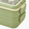 2 Layer Lunch Storage Container Stainless Steel Food Container Compartment Lunch Box  For Picnics