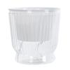 Self Watering Plant Pot Plastic Flower Pot with Water Reservoir Wick Ropes Modern Indoor Planter for Home Office