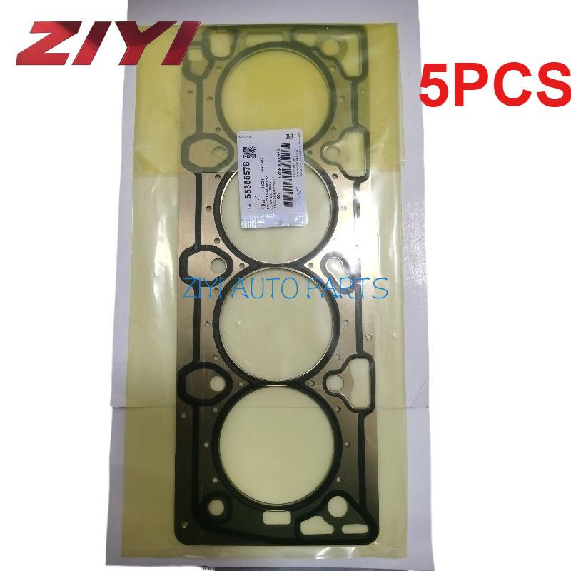 5PCS 55355578 Original Engine Cylinder Head Gasket For Chevrolet Cruze 1.6 1.8L Aveo OPEL ASTRA CORSA INSIGNIA VECTRA ZAFIRA