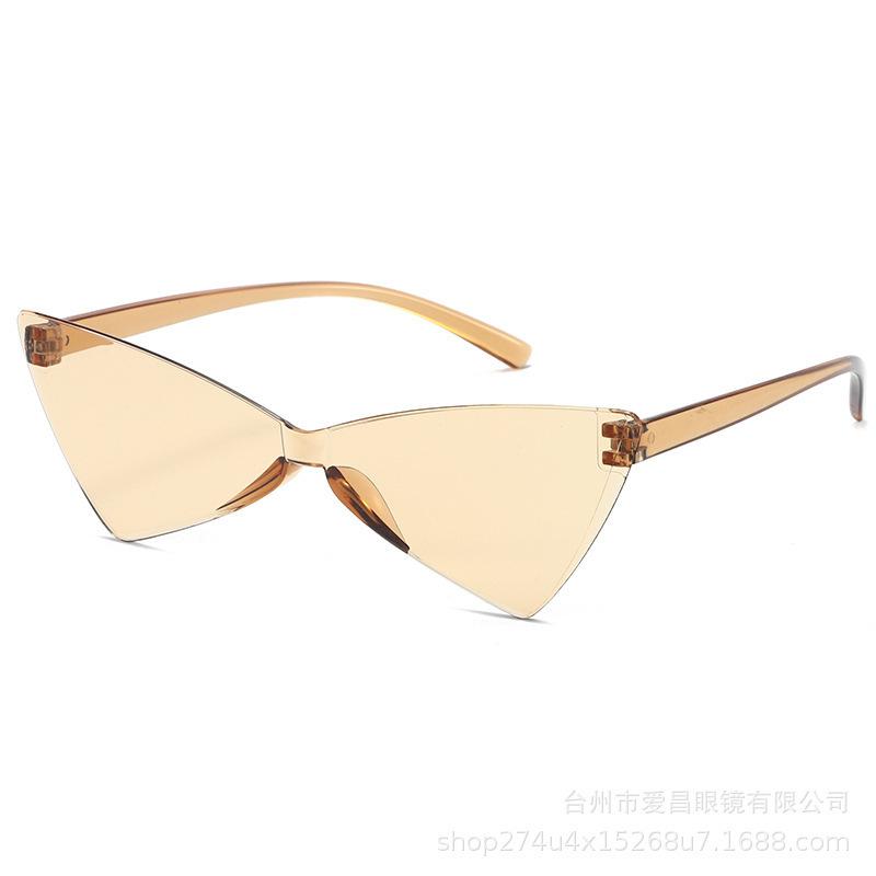 Personality Butterfly Frame Sunglasses Trendy Street-Style Candy-Colored European and American Cross-Border Glasses KJ135