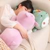 Cosplay Bee Hippo Dinosaur Pig Cartoon Lying Rabbit Doll Plush Toy Stuffed Hooded White Pink Blue Plushie Peluche Present