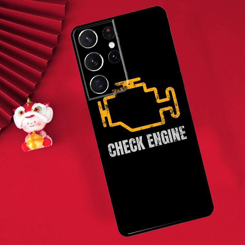 

Repair Check Engine Case For Samsung Galaxy S25 S26 Ultra S22 S23 S24 Ultra S20 S21 Plus S10 S25 FE Cover Funda Galaxy S22 Plus