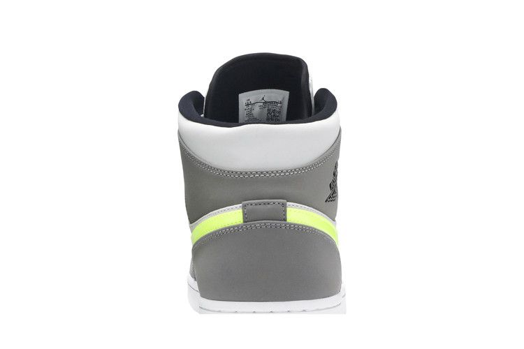 Jordan 1 Mid Gunsmoke Volt Men's Sneakers