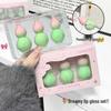 Cappuvini Gourd Lip Glaze Set: Three-Piece Mirror Shine Whitening Lip Gloss.