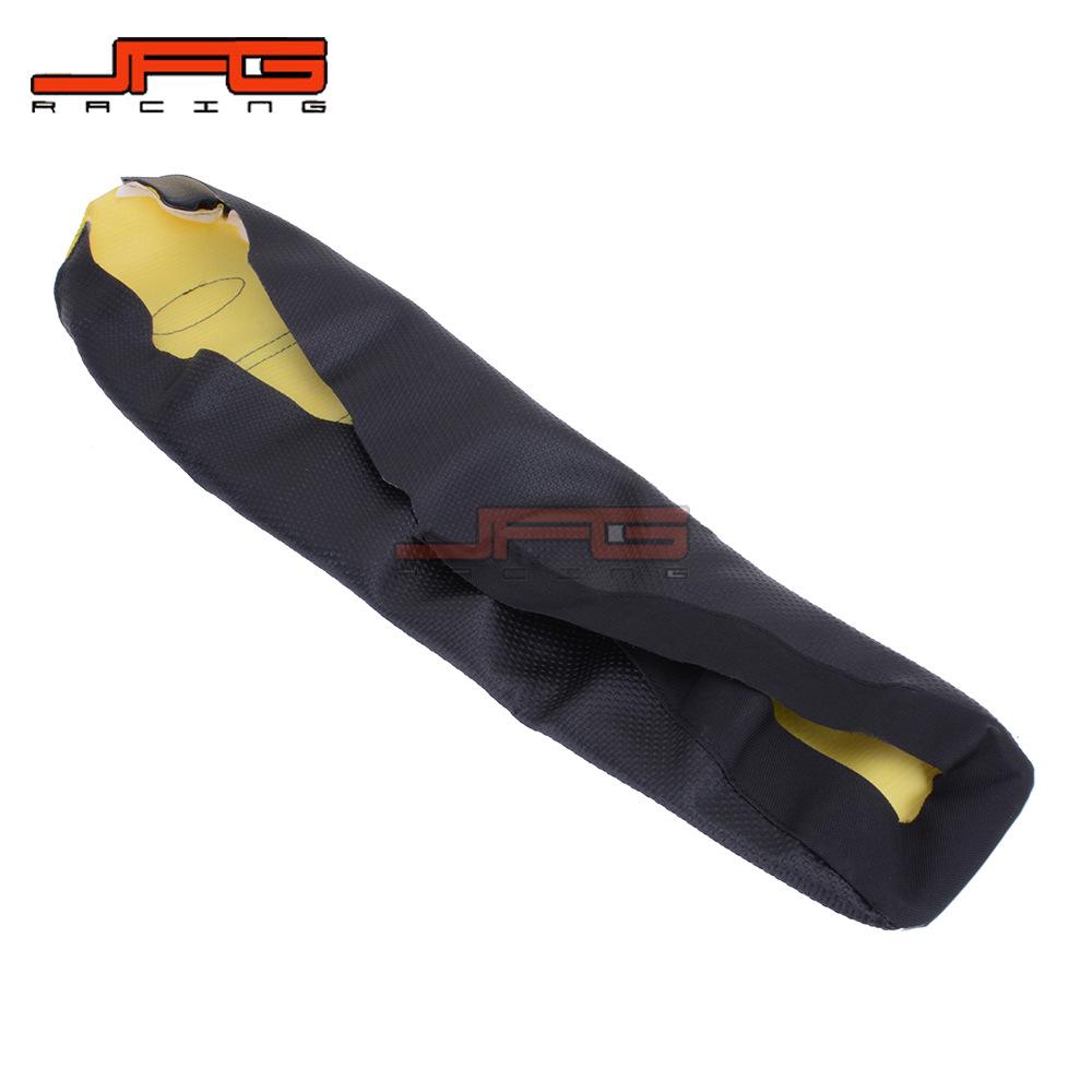 RM85 (02-17) Yellow Off-Road Motorcycle Waterproof Non-Slip Seat Cover