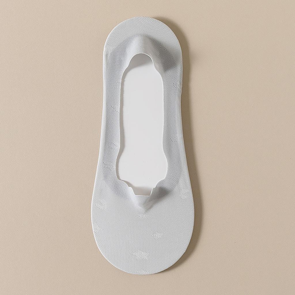Invisible Ice Silk Breathable Socks,Thin Low Cut Liner Socks Lightweight Nonslip Cotton Not Show Socks for Womens Girls