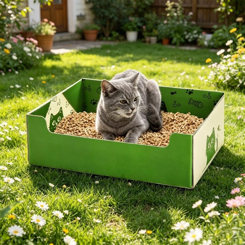 Einweg-Katzenklo Auto-Toilette Tragbar für Reisen Sicher und Robust Tief Hohe Ränder Auslaufsicher