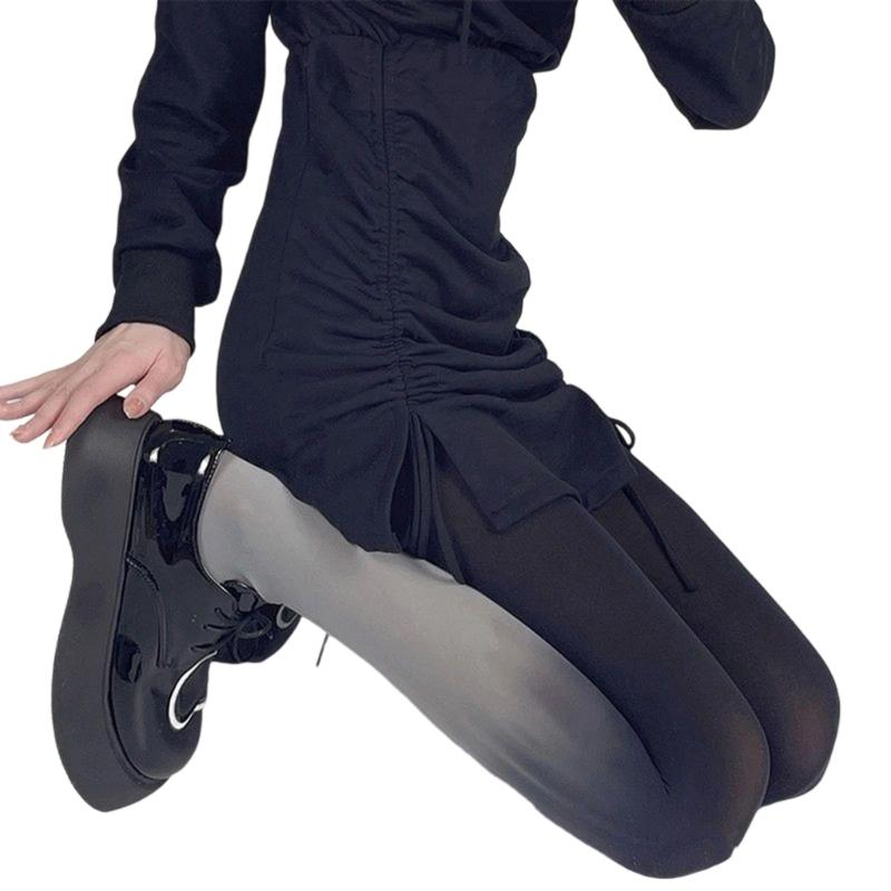 Women's Sheer Tights Control Top Pantyhose Rainbow Gradients Tights,High Waist Pantyhose Thigh High Stockings Hosiery