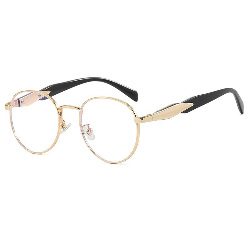 

Fashion Trend Brand Retro Round Metal Frame Photochromic Anti Blue Light Prescription Hyperopia Reading Glasses Degree 0 to +600 0