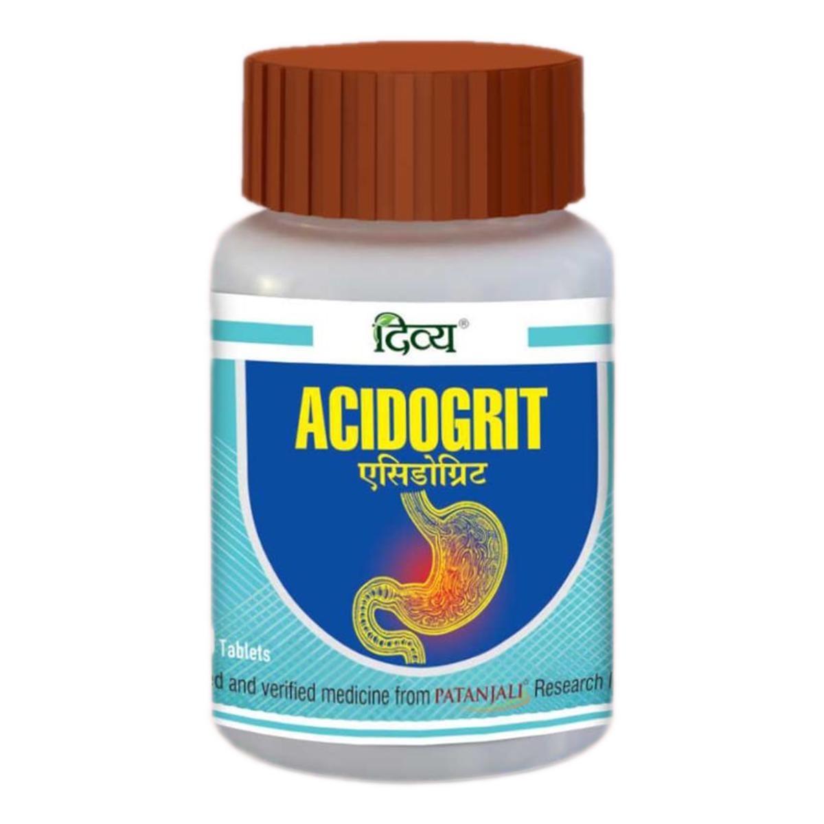 

Patanjali, Divya Acidogrit, 60 Tablet, Divya Acidogrit Pack = 60 cap