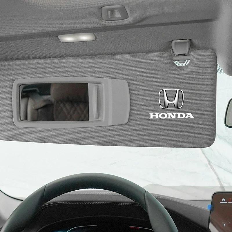 FIQ1 1/2/5/10pcs Car Interior Dekoration Stickers Badges Auto Styling For Honda Civic Accord Odyssey City Pilot Jazz CRV HRV Legend