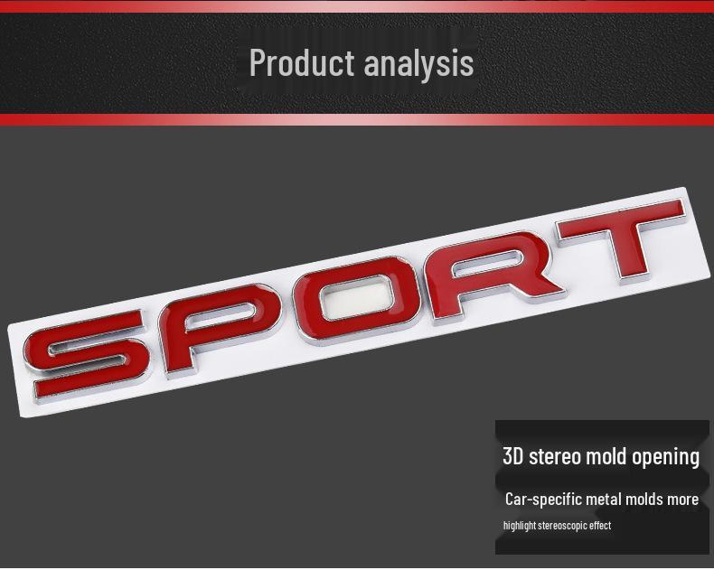 Land Rover SPORT Range Rover Sport Discovery Badge: Rear Lettering for Sport Models