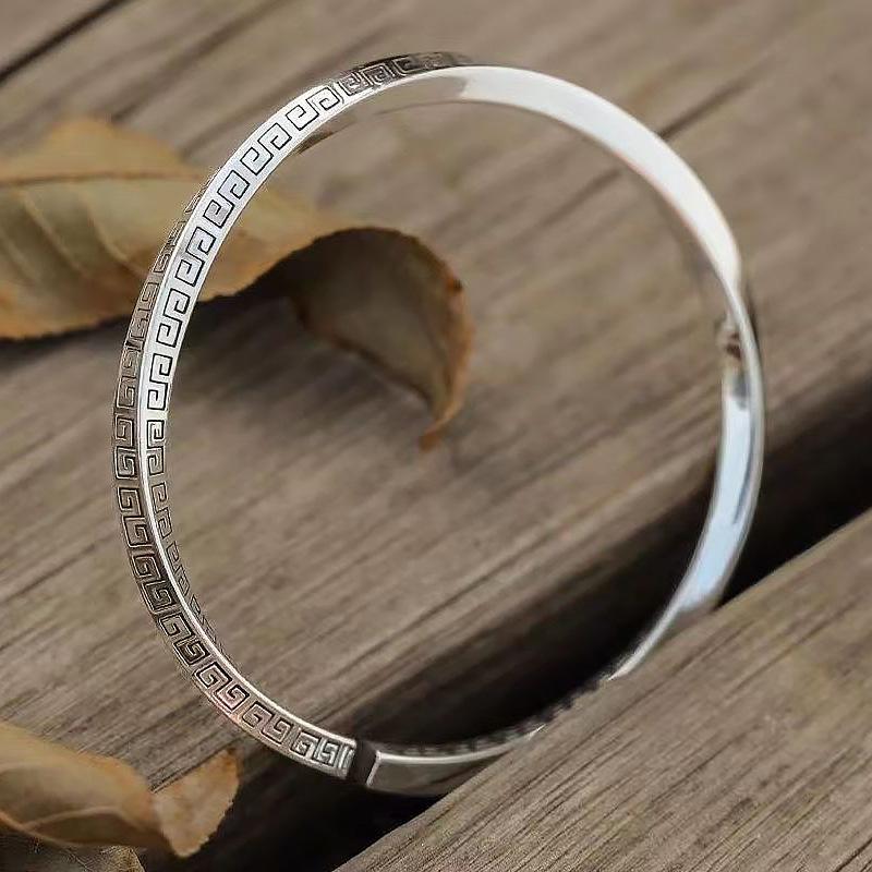 Vintage Mobius Bracelet Ladies Men'S Twist Armband Cuff Open Bracelet Trend Jewelry Gift