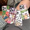 Maltese Cute Line Puppy Dog For IPhone 17 16 15 14 13 12 11 Pro Max Plus Matte Color Back Phone Cover