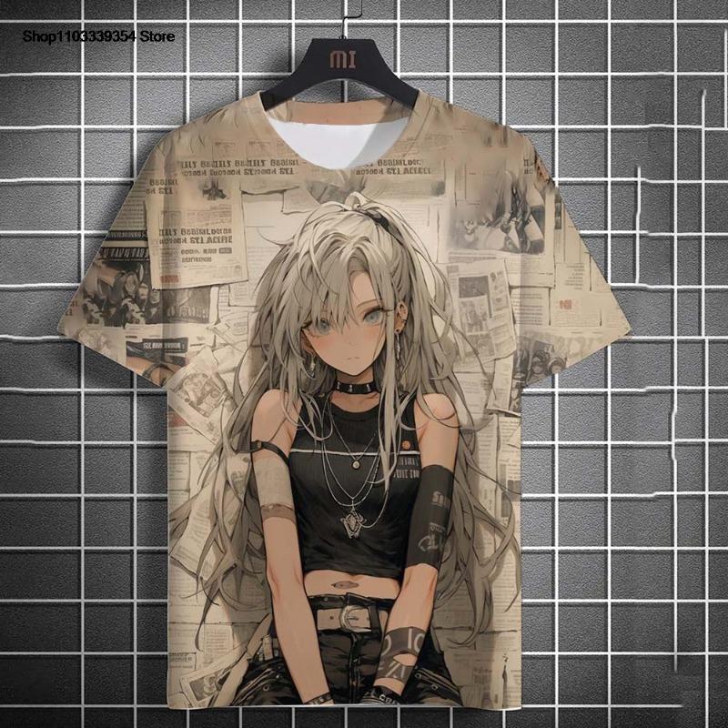 3D Skull Print Flame Skull Graphic Men's T Shirt Fashion Crew Neck Short Sleeve