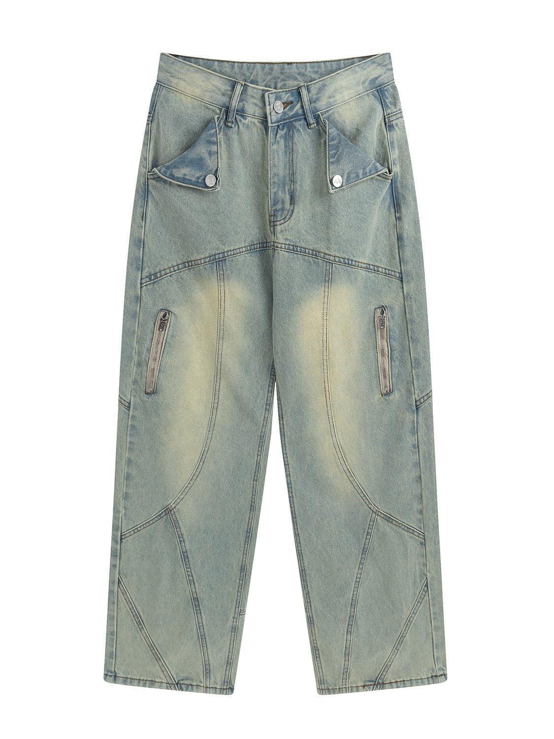 Women s High-Waisted Retro Wide-Leg Jeans – Summer Street Style 3XL