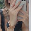 Luxuriöses Edelstahlarmband für Apple Watch 9 8 7 6 SE 5 3 45/44/42/41 mm geflochtenes Metallarmband Correa iWatch Ultra 49 mm 40 38 mm