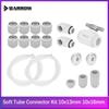 Kit Connettori Tubo Morbido Barrow 10x13mm 10x16mm Raccordi per Raffreddamento ad Acqua Rotanti a 90 Gradi