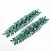 2pcs Rhinestones Trims Crystal Rhinestone Chain Sparkly Rhinestone Applique  Clothing DIY