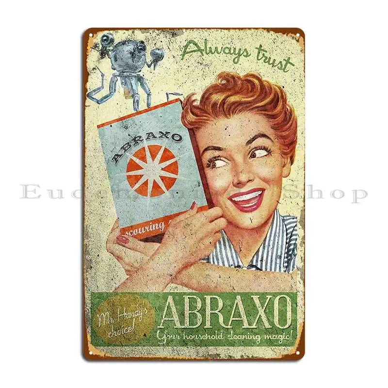 

FalloutAbraxoНастінний розпис Fallout Abraxo Реклама Металева табличка Класичний Дизайнерський Жестяний знак Постер Декор стіни Чоловіча кімната 20x30cm
