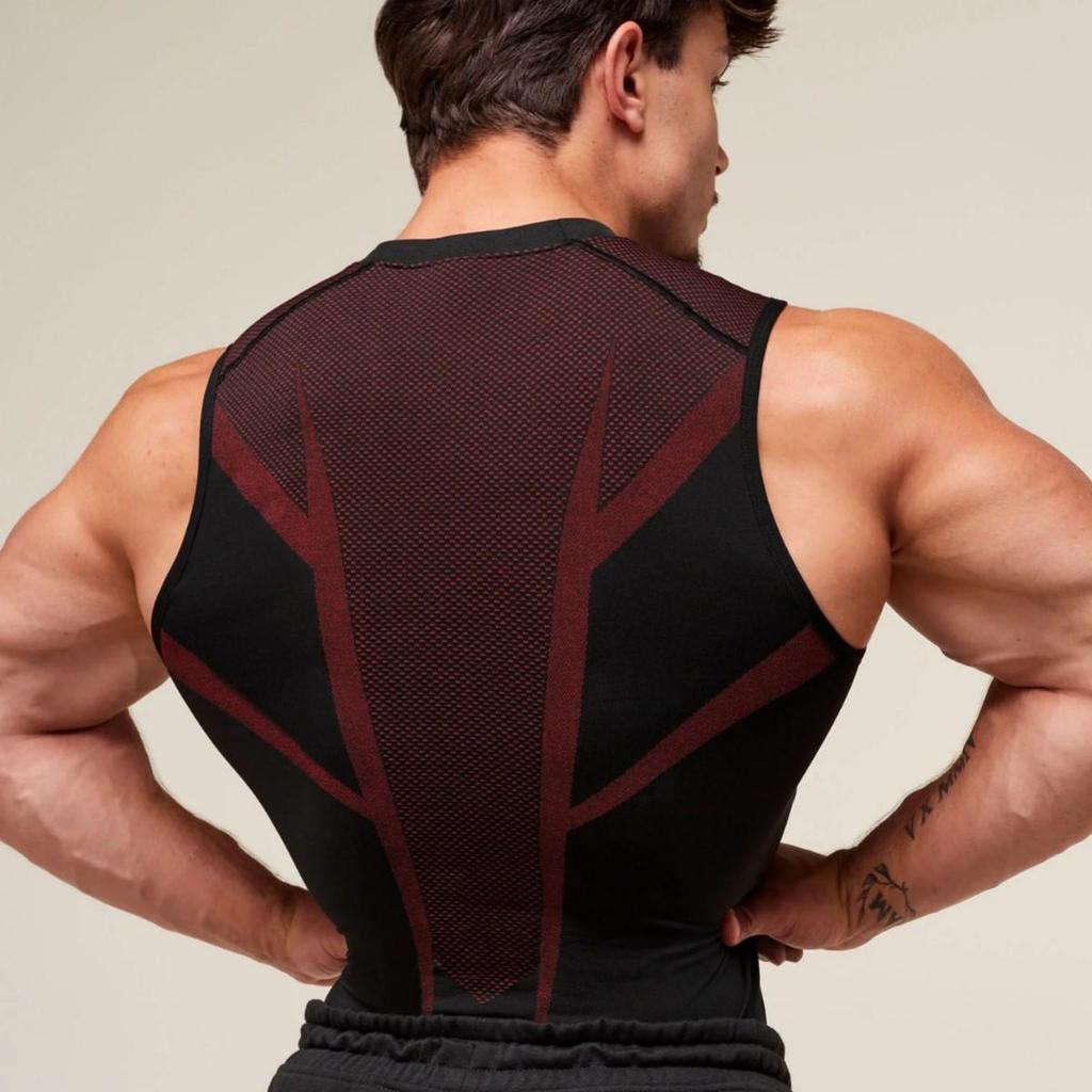 American Style Muscle Fitness Tank Top - Breathable Sleeveless Sportswear