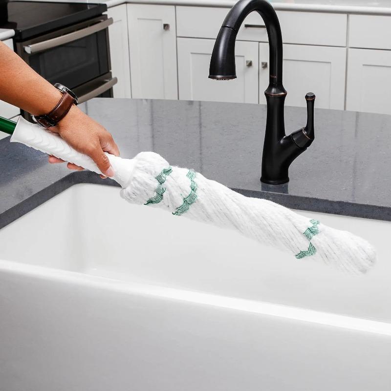 Tornado rotating mop with super absorbent mop head suitable for all types of flooring