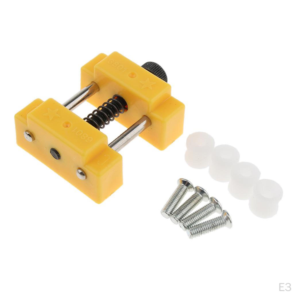 Base Table Clamp, Heavy Duty Steel Mini DIY Jewelers Hobby Tool