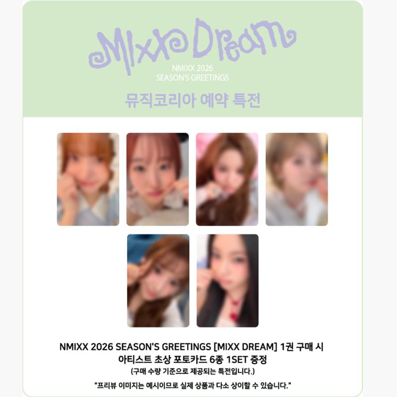 [Forhåndsbestilling] NMIXX-2026 SESONGHILSENER [MIXX DRØM] (Online fordel)