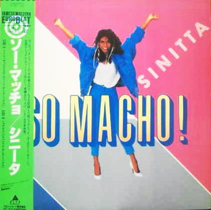 

12inch Record SINITTA So Macho ALI12027 Alfa Internatio 1986 Japan Dance Electronica Used
