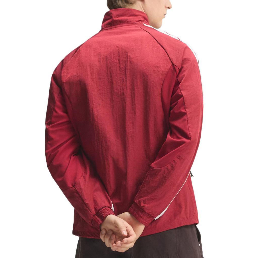 Adidas Jackets Men's Active Burgundy Stand Collar Moderate Other KV6736