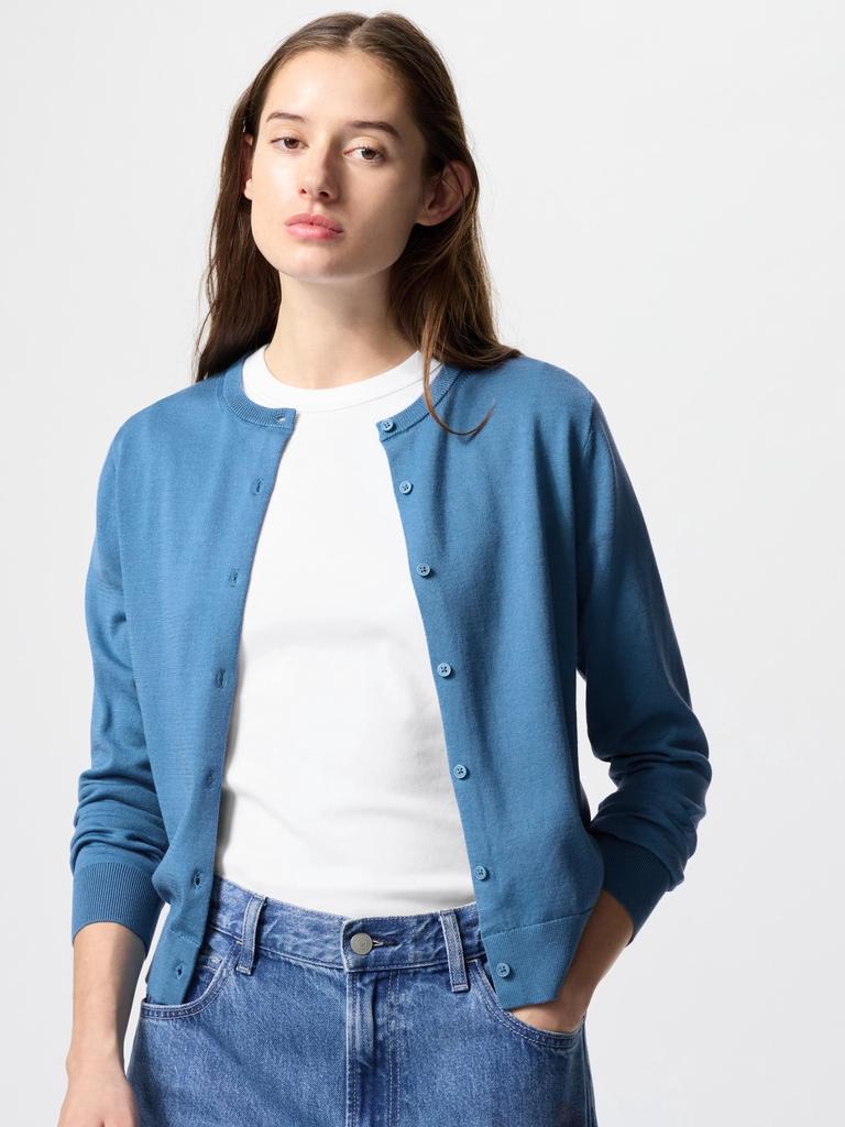 Uniqlo Uv Protection Crew Neck Cardigan  Long Sleeve 