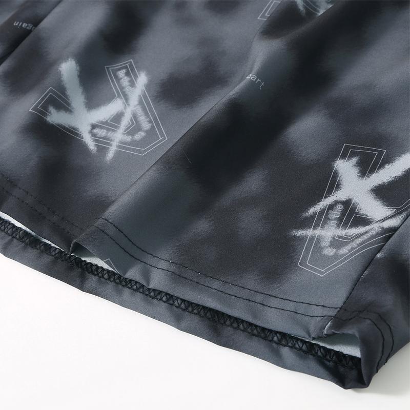 Men's Plus Size Tie Dye Graphic Casual Shorts – Elastic Waist Drawstring Loose Fit Summer Shorts (5XL-11XL)