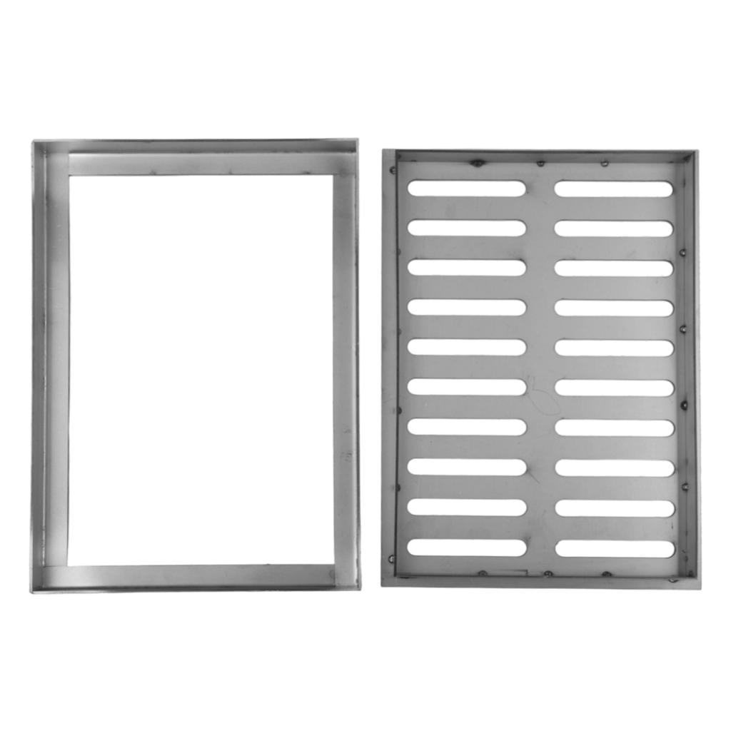 Robust Stainless Steel Drain Cover for Effective Drainage Anti Slip Design for Safe Use in Patios Gardens and Outdoor Areas