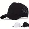 Unisex Solid Color Personality Baseball Net Caps Spring Summer Outdoor Sunscreen Hat Adjustable Casual Trucker Hats