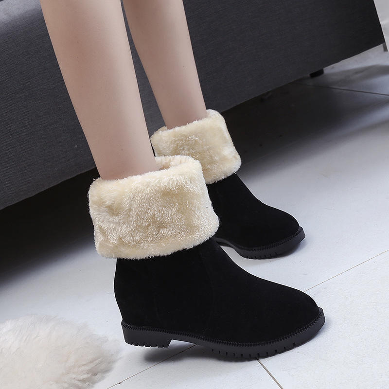 Women's Boots Women Platform Australia Winter Footwear Shoes  Flat Heel Round Toe Rain 2025 Snow Padded Autum