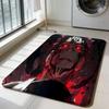 Cartoon Jujutsu Kaisen Floor Mat Non-slip Quick-dry Diatomaceous Earth Bath Mat, Absorbent Doormat