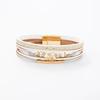 Bracciale Wrap Multi Strato Geometrico Turchese con Perline Stile Bohémien Chiusura Magnetica Regolabile su Filo di Cuoio Gioielli per Donna