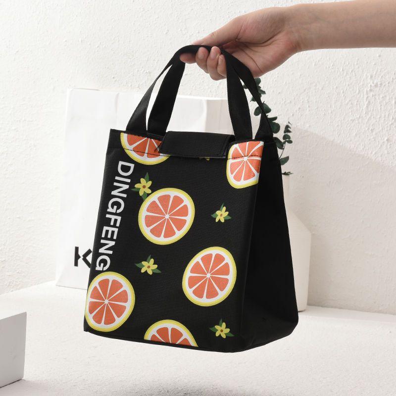 Lunch Bag Thickened Aluminum Foil Insulation Bag Tote Bag Waterproof Fresh Lunch Bag Suitable for Daily Life