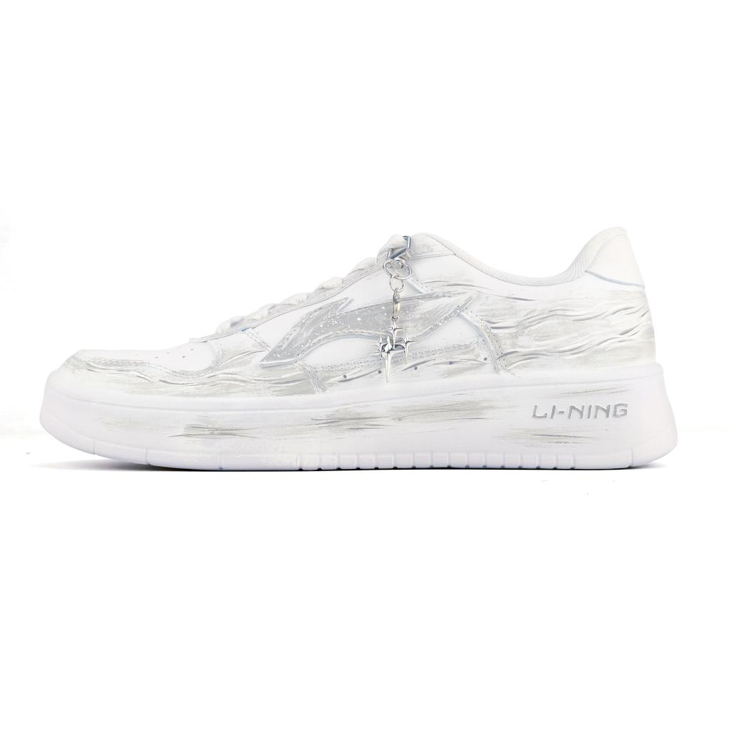 Li Ning Floating Boat Cushioning, Wear Resistant Low Top Skateboard Shoes Unisex AGCS419-1(Team1477-)