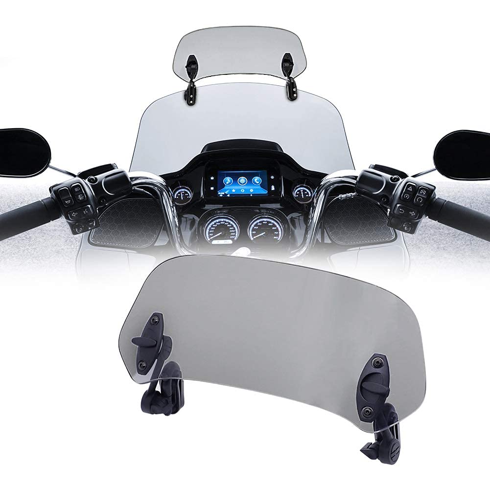 

Alpha Rider Расширитель ветрового стекла Расширитель ветрового стекла Спойлер Дефлектор воздуха Ветровое стекло Накладка Универсальная посадка для 28.4*10.3cm чёрный