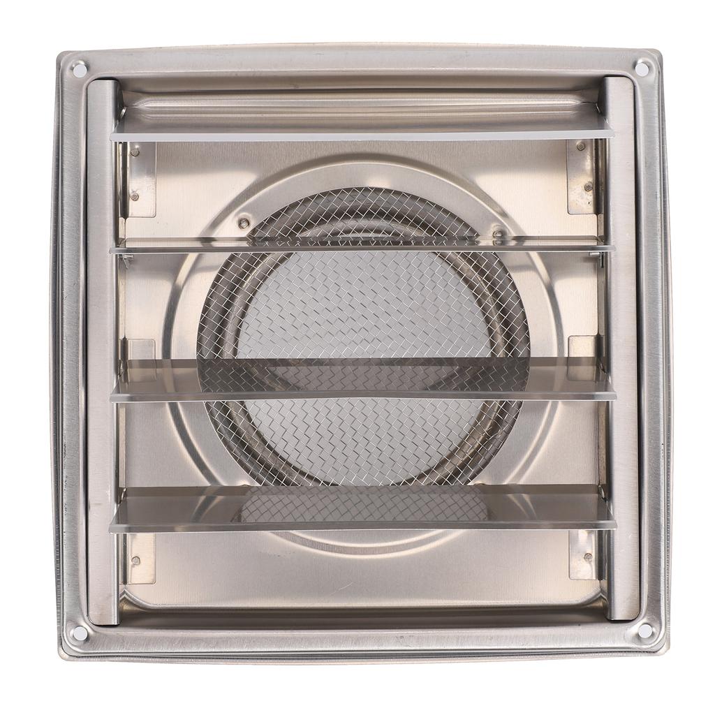 Dryer Vent Cover 4in Metal Outside with Guard Screen 304 Stainless Steel Outdoor Exterior Wall Air Vent Bathroom Exhaust 100mm
