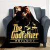 Gangster Trilogy Flannel Blanket Throw Blanket Soft Warm Sofa Bed Camping Car Home Decor Unique Christmas Gift C93019